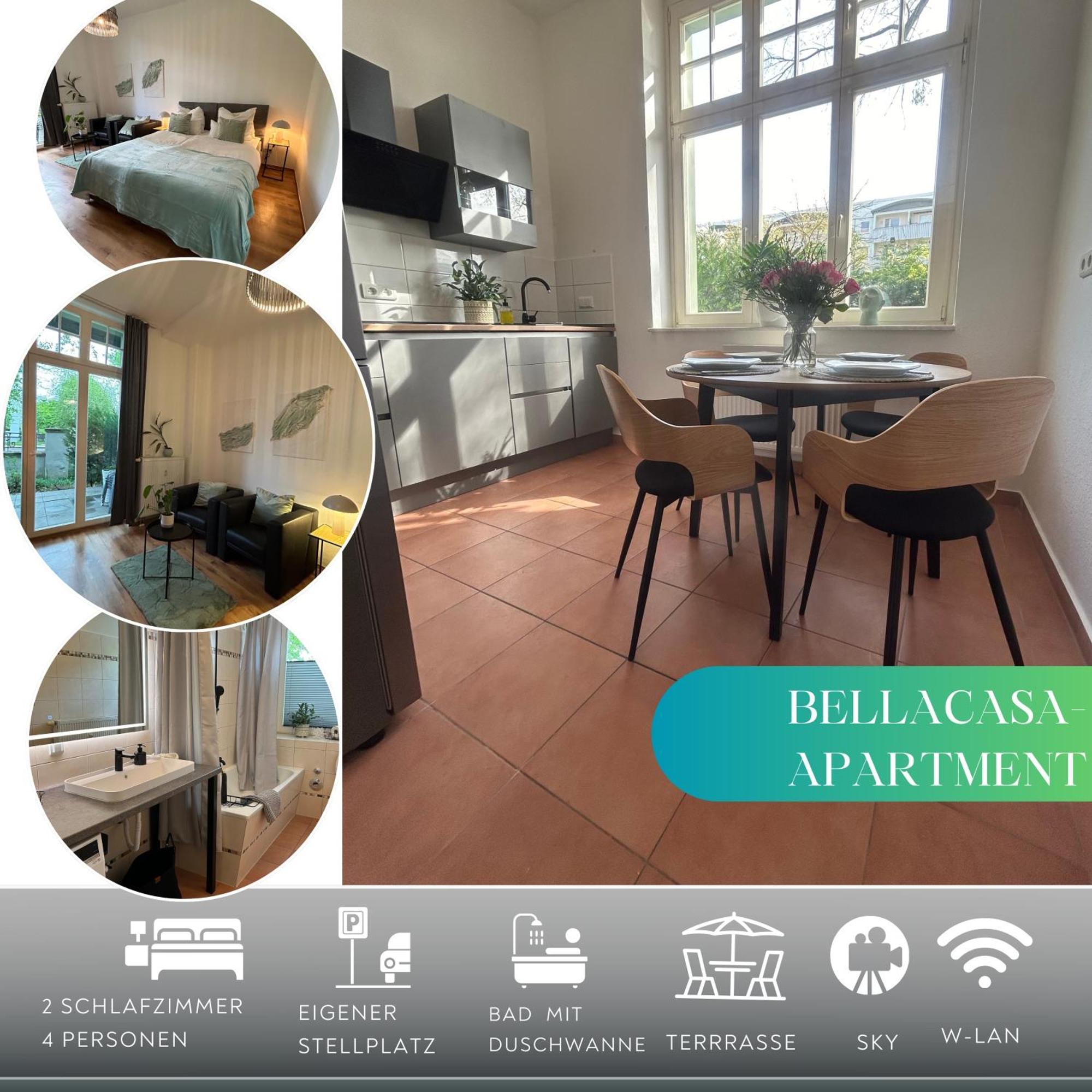 Mintara Komfort Apartment Mit Grill -Terrasse, Sky Und Parkplatz Magdeburgo Exterior foto